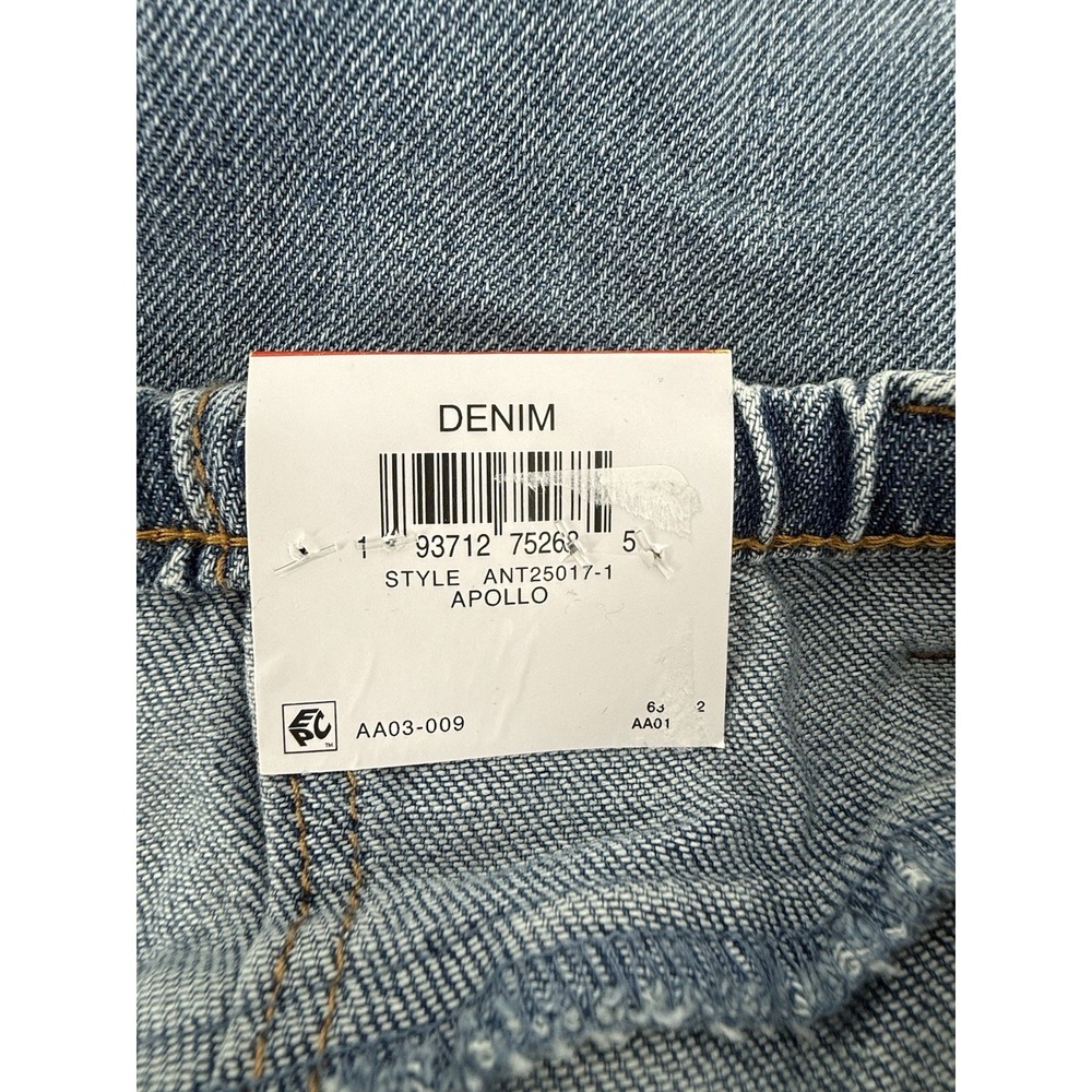 NWT And Now This Jeans Wide Leg Tie Waist Drapey Blue Med Wash Comfort Size XS - Picture 10 of 13